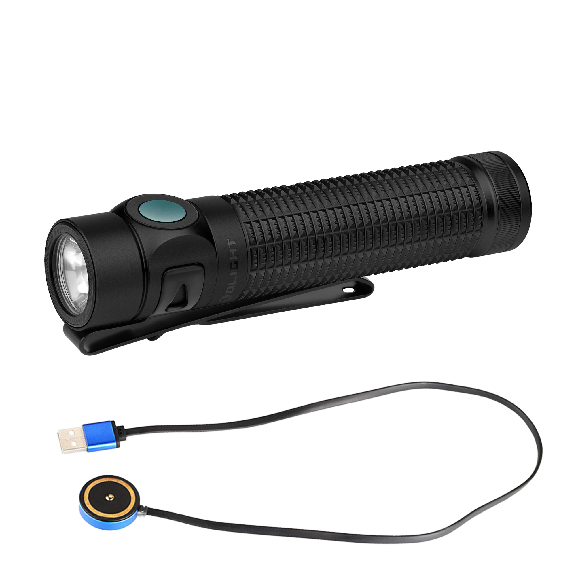 Olight Baton 4 Pro 1600 Lumen Rechargeable EDC Flashlight - Black